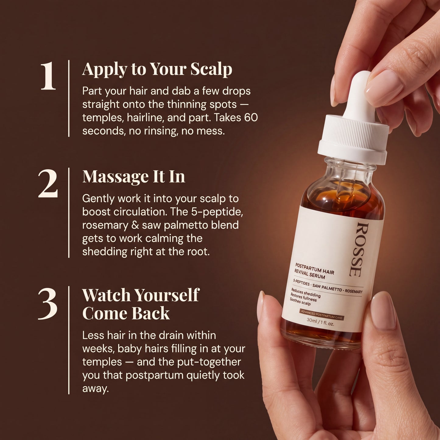 RE-CROWN Postpartum Hair Revival Serum