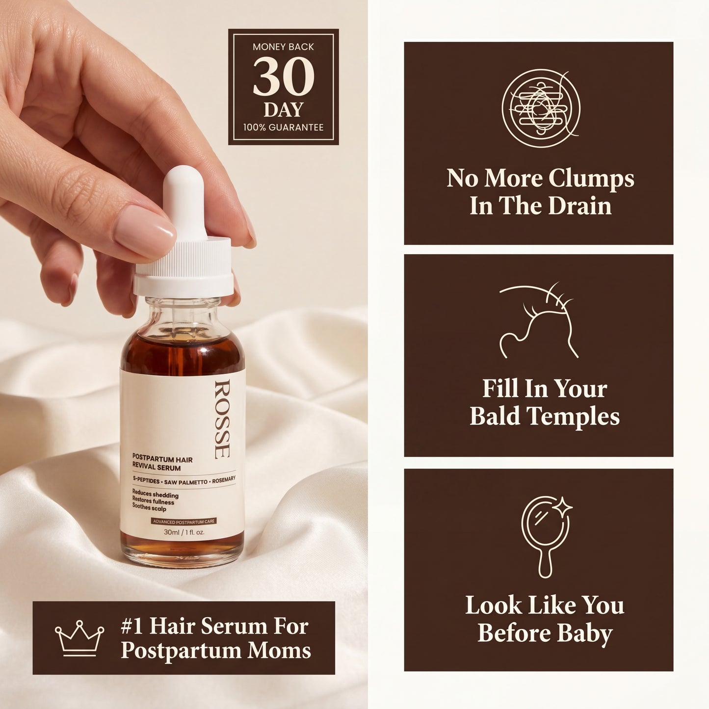 RE-CROWN Postpartum Hair Revival Serum